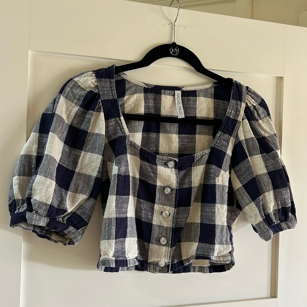 Rachel Pally gingham crop top